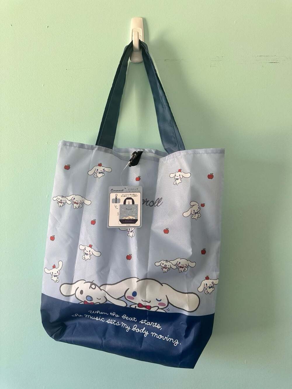 Sanrio Cinnamoroll Eco Bag Classic Shopping Tote - Picture 3 of 4